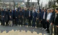 آئین کاشت درخت با حضور سرپرست شبکه بهداشت و درمان آستارا برگزار شد